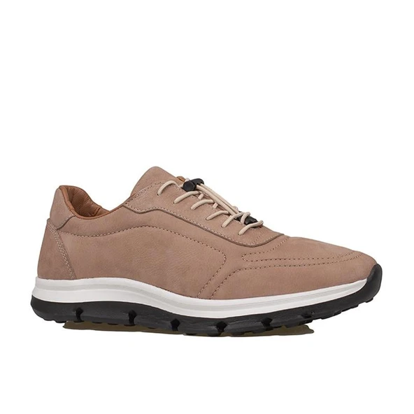 Slayka Bej AeroFlex Hakiki Deri Erkek Casual Ayakkabı ürün görseli