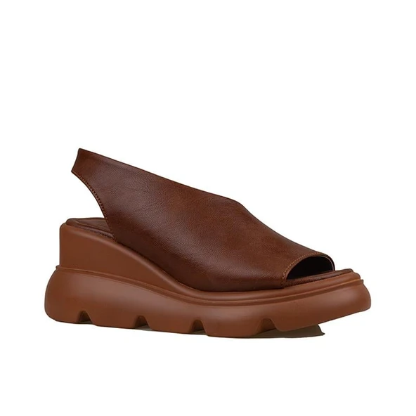 Trend Adımlar Taba Kalın Taban Ultra Hafif Yan Kapalı Kadın Sandalet ürün görseli