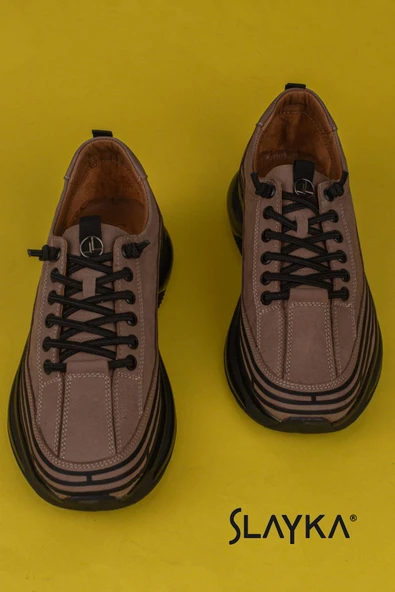 Slayka Kahverengi Hamada Erkek Hafif Mikro Köpük Casual Ayakkabı - Resim 6