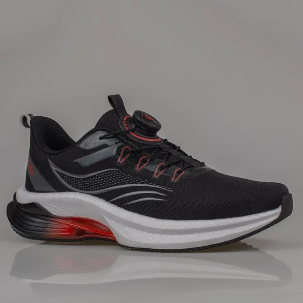 M2S Siyah Akıllı Bağcık Erkek Sneaker - 2