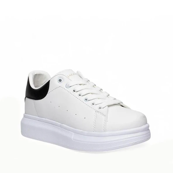 M2S Beyaz-Siyah Qun Unisex Sneaker - Resim 2