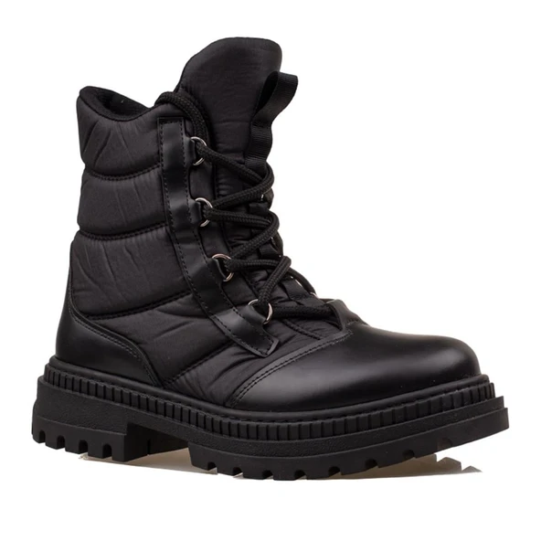 Trend Adımlar Siyah Imelda Kadın Postal Bot - Resim 2