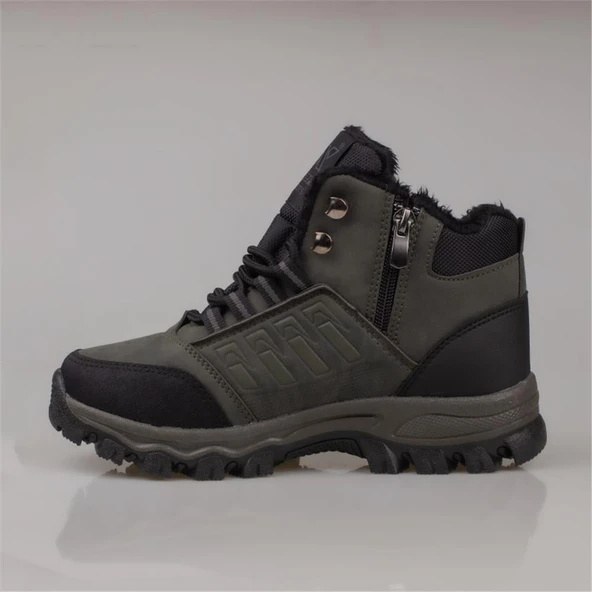Trend Adımlar Haki Trekking Unisex Spor Bot - Resim 3