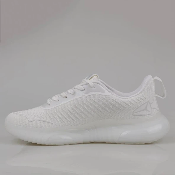 M2S Beyaz Nora Erkek Tekstil Sneaker - Resim 3