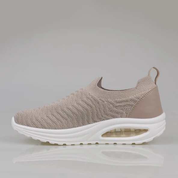 M2S Bej Nalia Kadın Air Taban Yazlık Sneaker - Resim 4