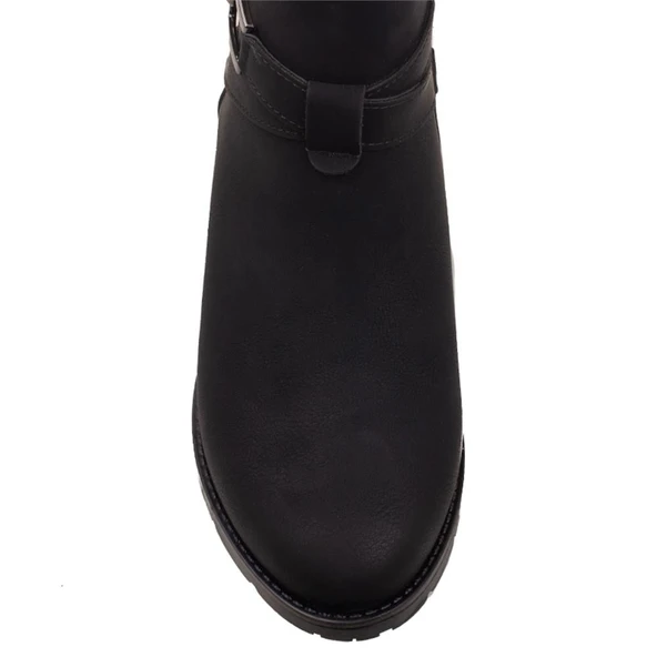 Trend Adımlar Siyah Stella Kadın Casual Bot - Resim 4