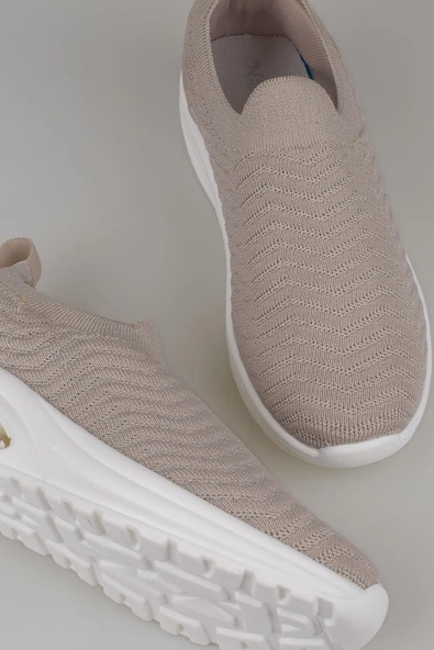 M2S Bej Nalia Kadın Air Taban Yazlık Sneaker - Resim 6