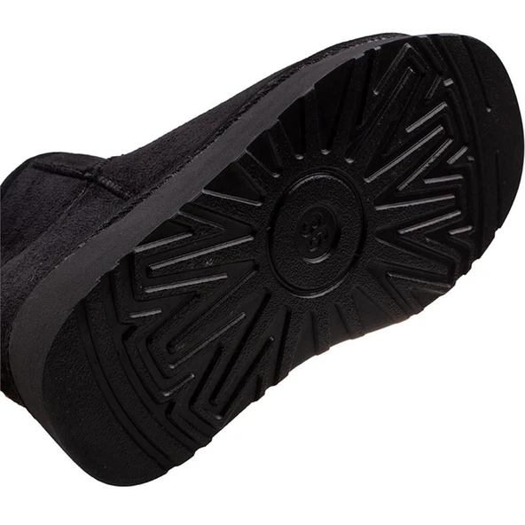 Pierre Cardin Siyah Ultra Mini Kadın Süet Bot PC-52709 - Resim 5