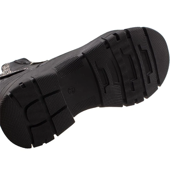 Trend Adımlar Siyah Yulia Kadın Spor Bot - Resim 6