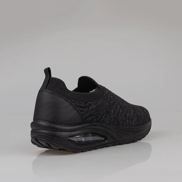 M2S Siyah Nalia Kadın Air Taban Yazlık Sneaker - Resim 4