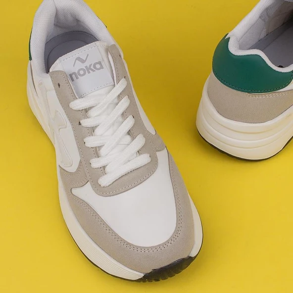 M2S Beyaz Cruz Erkek Ultra Hafif Sneaker - Resim 5