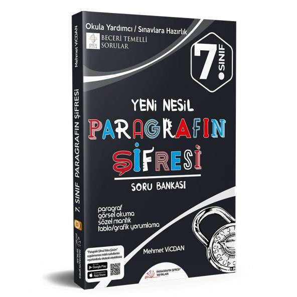 Paragrafın Şifresi 7. Sınıf Yeni Nesil Paragraf Soru Bankası 2023