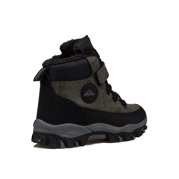 Trend Adımlar Haki Power Kaymaz Taban Yünlü Trekking Çocuk Bot - 5