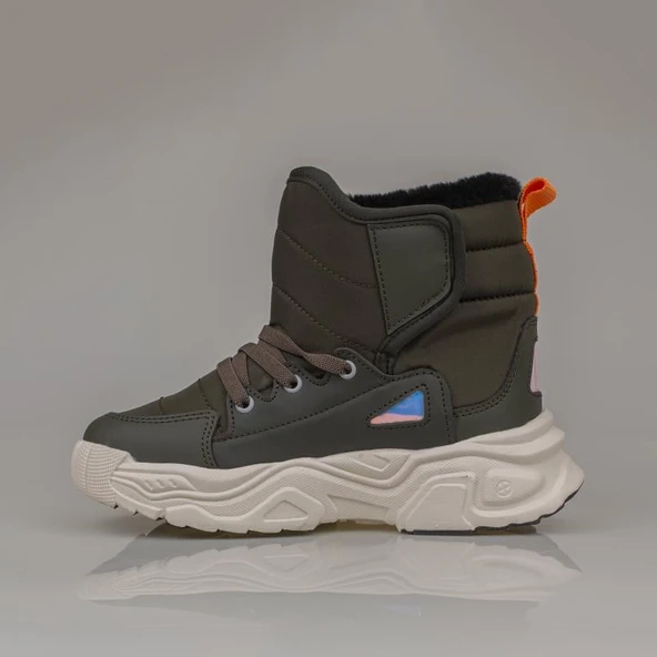 Vicco Haki Fit Unisex Çocuk İçi Yünlü Karbotu - 4