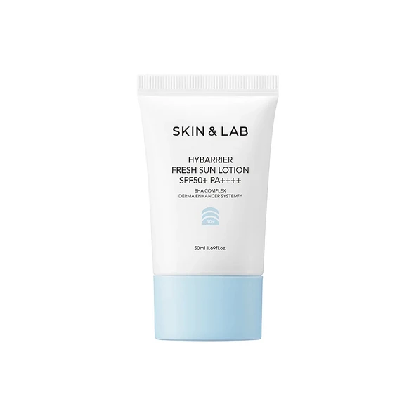 Skin & Lab Hybarrier Fresh Sun Lotion SPF50 PA++++ Kuru ve Hassas Ciltler İçin Güneş Koruyucu 50 ml ürün görseli
