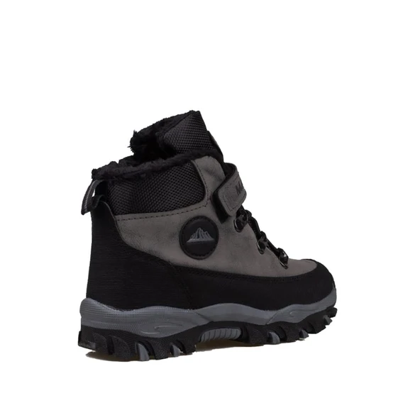Trend Adımlar Füme Power Kaymaz Taban Yünlü Trekking Çocuk Bot - Resim 5