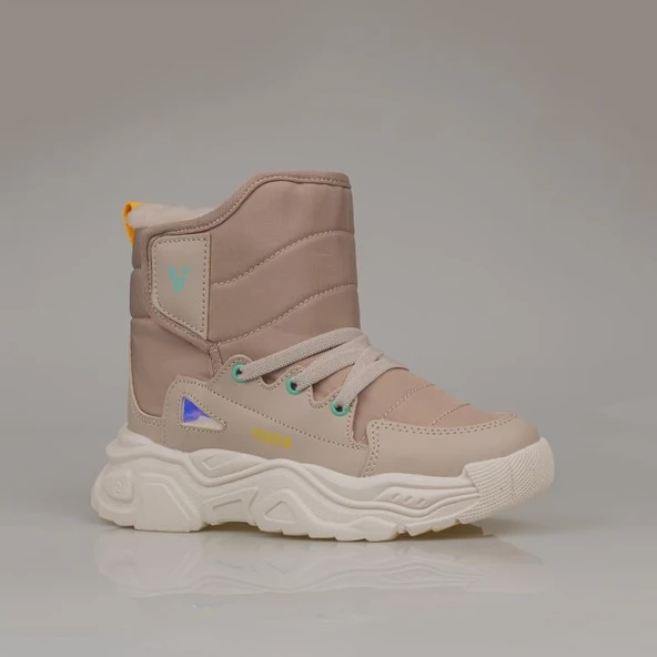 Vicco Bej Fit Unisex Çocuk İçi Yünlü Karbotu - Resim 2