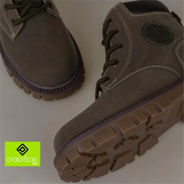 Pepino Haki Unisex Kauçuk Kaymaz Taban Çocuk Bot - Resim 6