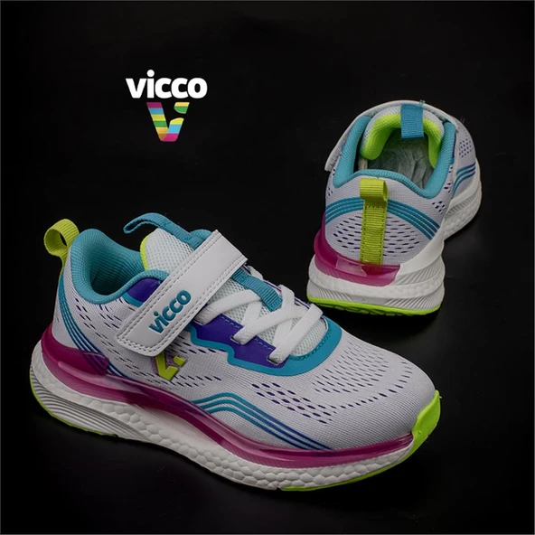 Vicco Beyaz Nebula Hafif Unisex Çocuk Sneaker - 6