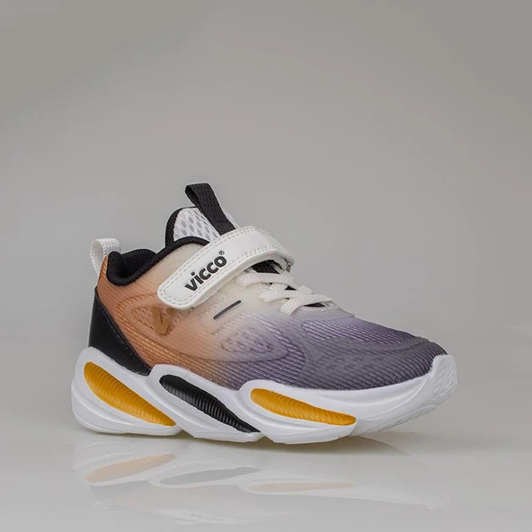 Vicco Siyah Samur Unisex Ultra Hafif Sneaker - Resim 2