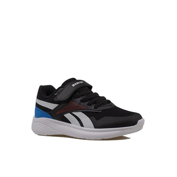 Trend Adımlar Siyah-Beyaz Comfortable İç Destekli Erkek Çocuk Sneaker - Resim 2