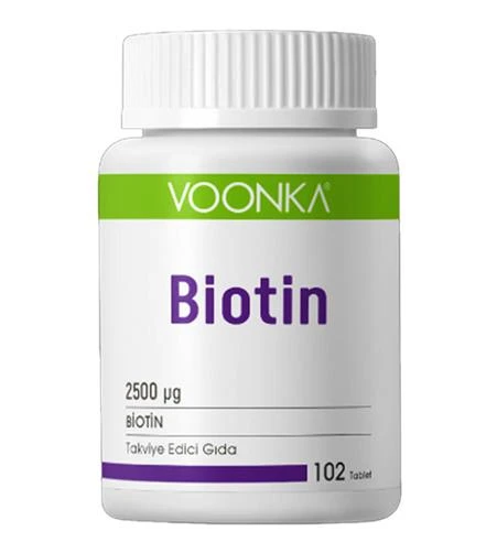 Voonka Biotin 2500mg 102 Tablet ürün görseli