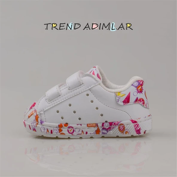 Trend Adımlar Fuşya Hero İlk Adım Bebe Sneaker - 3