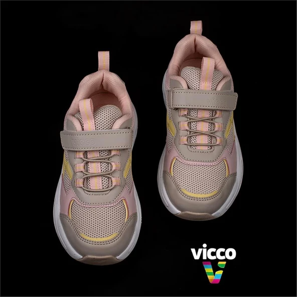 Vicco Bej Phylon Brenda Çocuk Spor Ayakkabı - 5