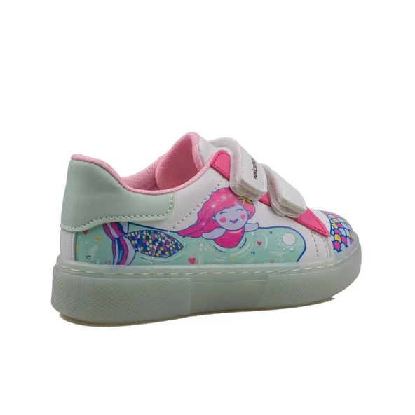 Trend Adımlar Pembe Cute Monster Işıklı Çocuk Sneaker - Resim 3