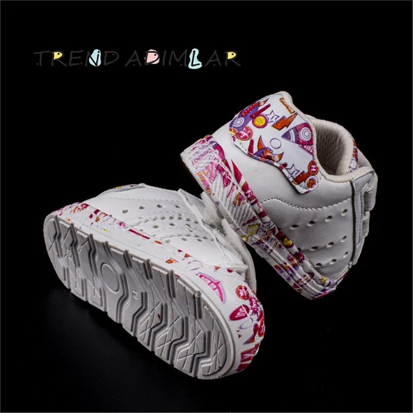 Trend Adımlar Fuşya Hero İlk Adım Bebe Sneaker - 5