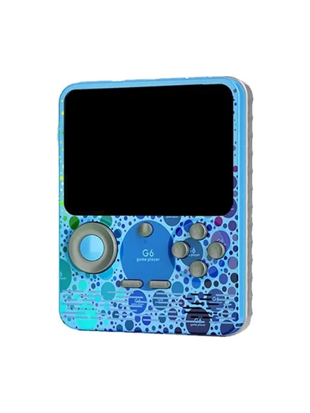 Winex Mobile Winex G6 Retro 3.5 Inç Tv Bağlanan 2.joystickli Oyun Konsolu Mavi (666 Klasik Oyunlar) ürün görseli