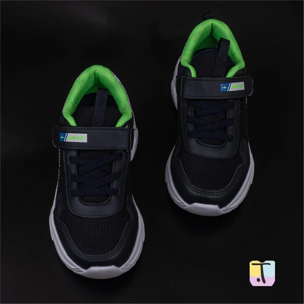 Trend Adımlar Lacivert Kalın Hafif Comfortable Unisex Çocuk Sneaker - 4