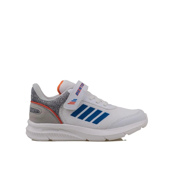 Trend Adımlar Beyaz Memory Foam Tabanlı Erkek Çocuk Sneaker - 1