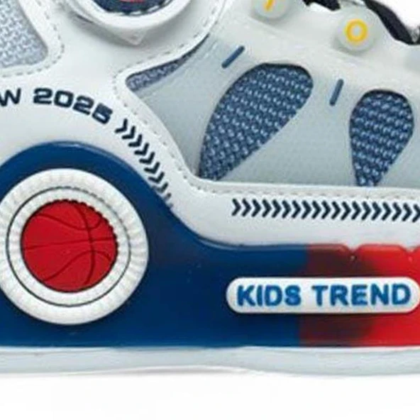 Trend Adımlar Mavi Erkek Çocuk Ultra Hafif Yarım Boğaz Sneaker - Resim 4