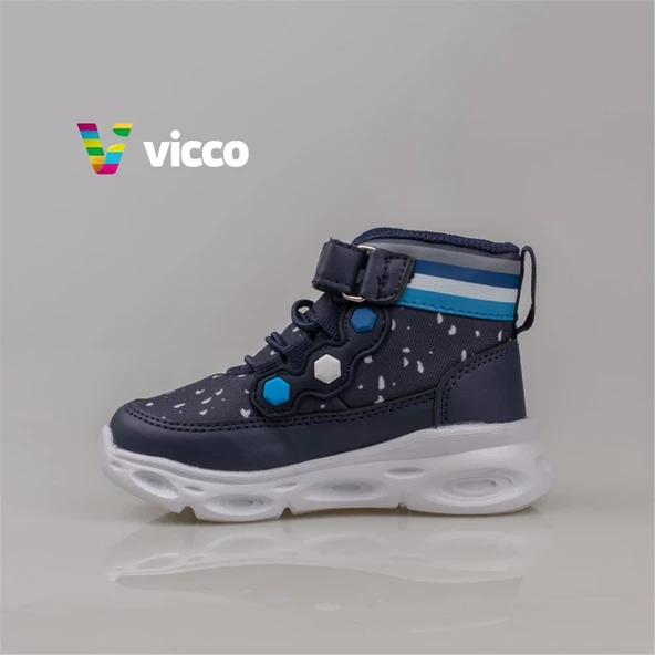 Vicco Lacivert Mizu Işıklı Bebe Phylon Bot - Resim 3