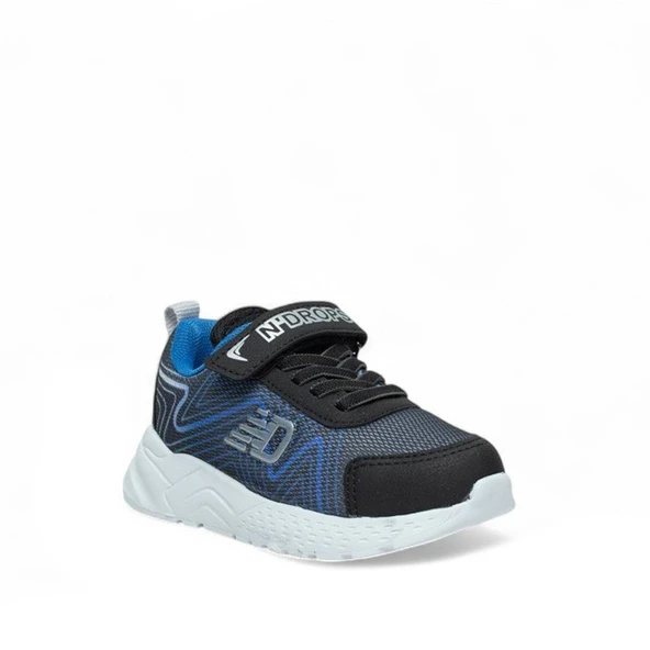 Trend Adımlar Mavi Cırt Cırtlı Hafif Patik Çocuk Sneaker - 2