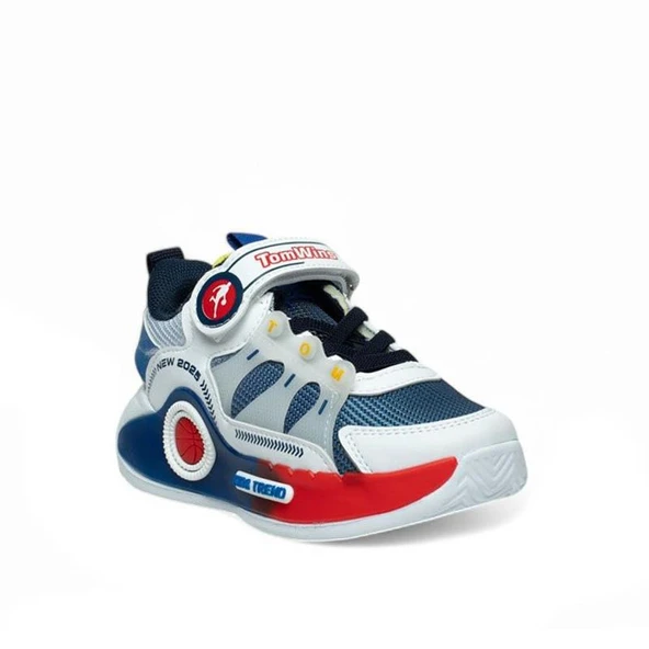 Trend Adımlar Mavi Erkek Çocuk Ultra Hafif Yarım Boğaz Sneaker - Resim 2