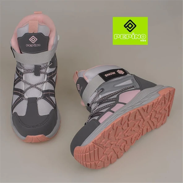 Pepino Gri Unisex Kauçuk Kaymaz Taban Çocuk Bot - Resim 6