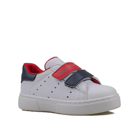 Trend Adımlar Lacivert Erkek Çocuk Mevsimlik Cırtlı Sneaker - Resim 2