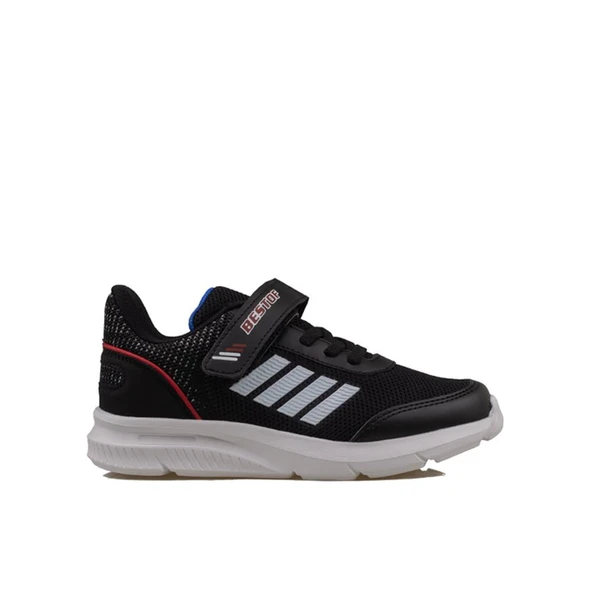Trend Adımlar Siyah-Beyaz Memory Foam Tabanlı Erkek Çocuk Sneaker - 1