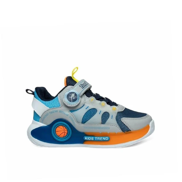 Trend Adımlar Gri Erkek Çocuk Ultra Hafif Yarım Boğaz Sneaker ürün görseli