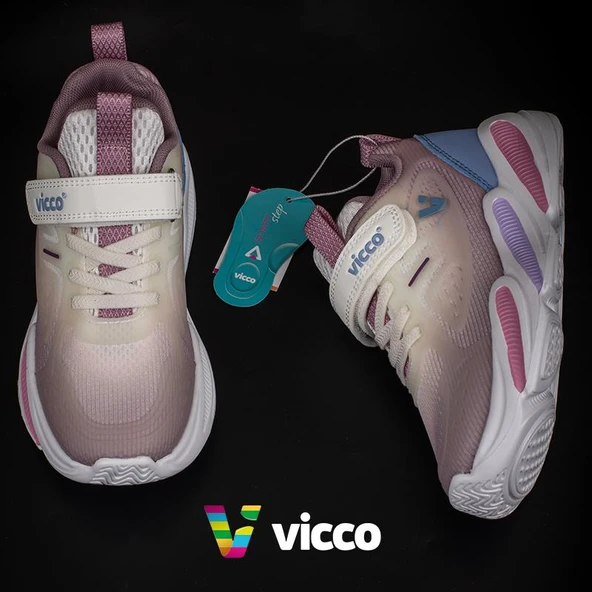 Vicco Pudra Samur Unisex Ultra Hafif Sneaker - Resim 4