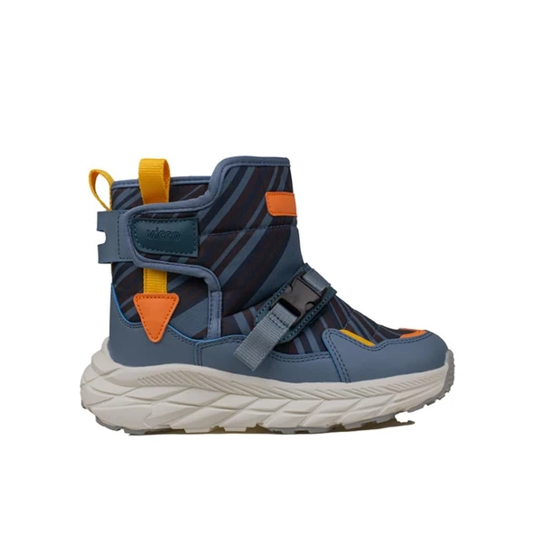 Vicco Mavi Karoo Unisex Çocuk Yünlü Ultra Hafif Kar Botu - Resim 2
