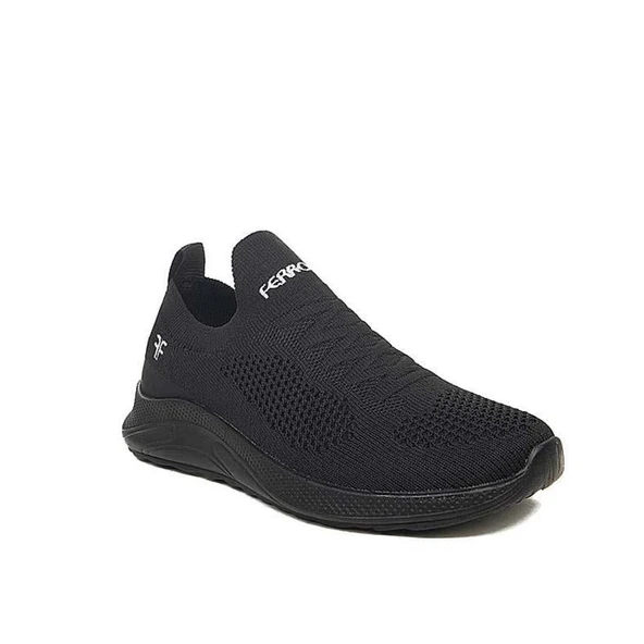 Trend Adımlar Siyah Bağcıksız Unisex Çocuk Sneaker - Resim 2