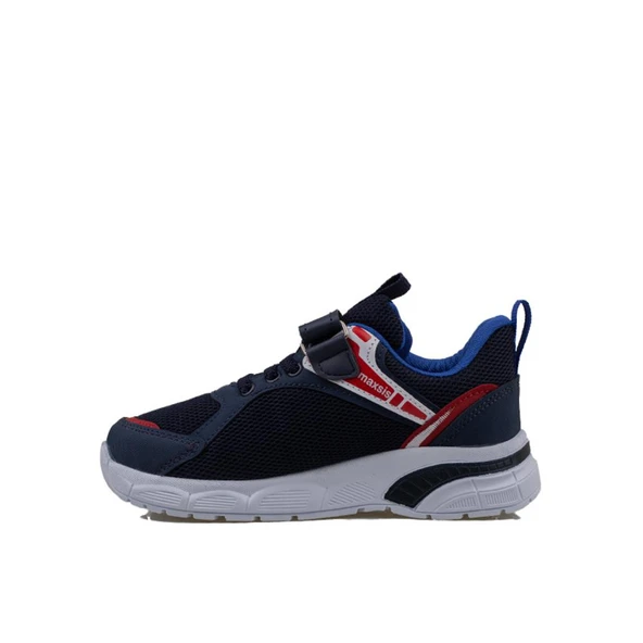Trend Adımlar Saks Mavi Cırt Cırtlı Unisex Çocuk Spor Ayakkabı - 2