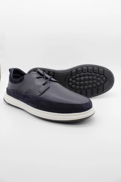 %100 Deri Bağcıklı Casual Ayakkabı 1033250117 - Resim 3