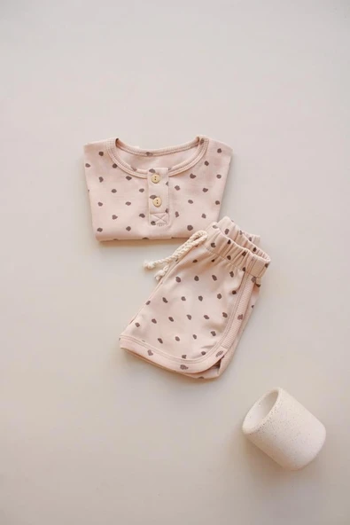 Taş Desen Kaşkorse Alt Üst Takım - Resim 4