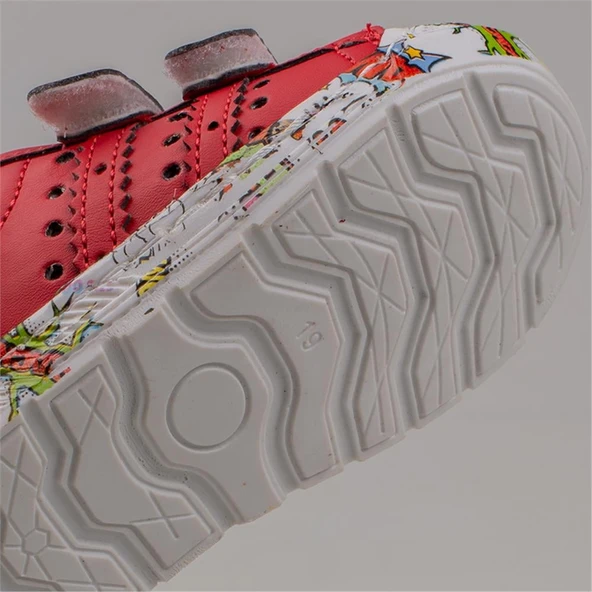 Trend Adımlar Kırmızı Hero İlk Adım Bebe Sneaker - Resim 4