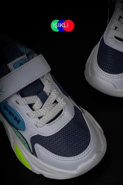 Pepino Mavi Işıklı Patik Çocuk Sneaker - 4