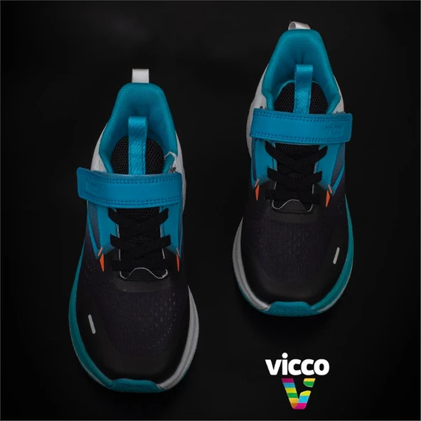 Vicco Mavi Lance Unisex Hafif Çocuk Sneaker - 5